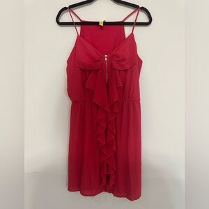 Red Spaghetti Strap dress size large